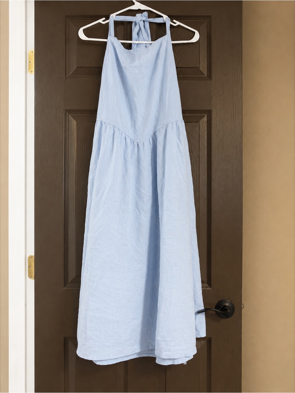 Light Blue Halter Maxi Dress for Girls - Brand Unspecified